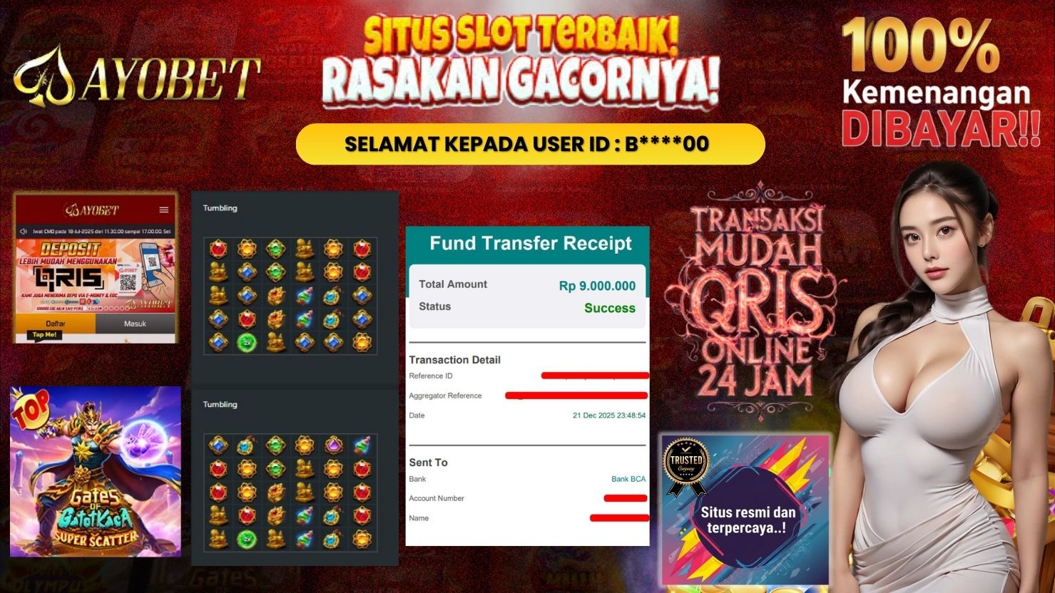 AYOBET JACKPOT SLOT GATES OF GATOTKACA SUPER SCATTER